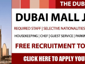 Dubai Mall Jobs 2022 Announced